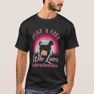 T-shirt Juste Une Fille Qui Aime Les Femmes Labradoodle Fi