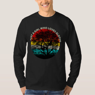 T-shirt Juste Une Fille Qui Aime Les Fentes Fabriquées Sco