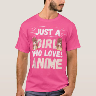 T-shirt Juste Une Fille Qui Aime Les Filles Anime Ramen Et