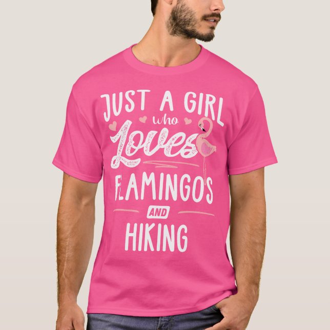 T-shirt Juste Une Fille Qui Aime Les Flamants roses Et Le  (Devant)