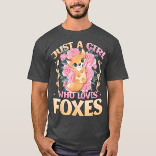 T-shirt Juste Une Fille Qui Aime Les Foes Des Filles