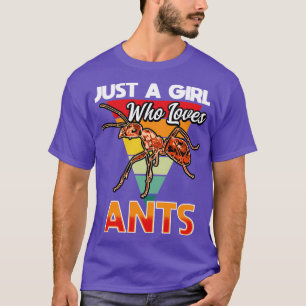 T-shirt Juste Une Fille Qui Aime Les Fourmis