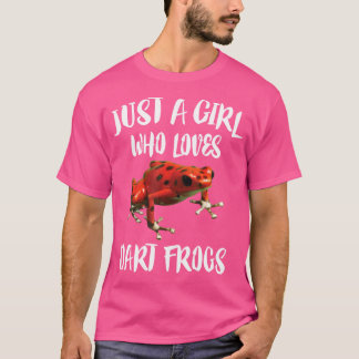 T-shirt Juste Une Fille Qui Aime Les Grenouilles De Pâtes