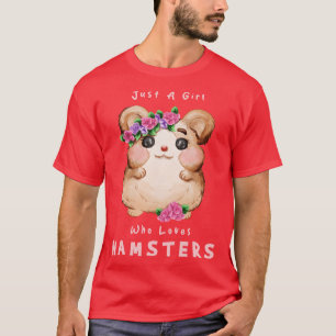 T-shirt Juste Une Fille Qui Aime Les Hamsters