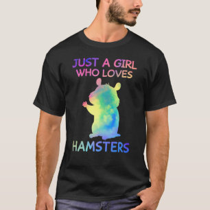 T-shirt Juste Une Fille Qui Aime Les Hamsters Amusants Ham