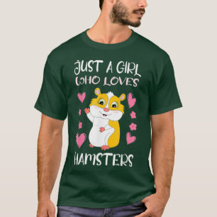 T-shirt Juste Une Fille Qui Aime Les Hamsters I Les Enfant