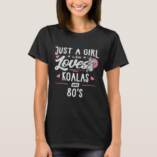 T-shirt Juste Une Fille Qui Aime Les Koalas Et Les Femmes