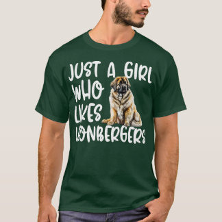 T-shirt Juste Une Fille Qui Aime Les Leonbergers