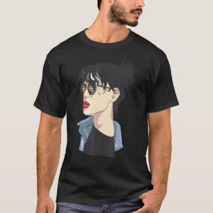 T-shirt Juste Une Fille Qui Aime Les Livres Dans L'Esprit 