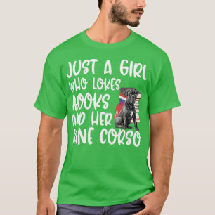 T-shirt Juste Une Fille Qui Aime Les Livres Et Son Corso D