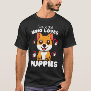 T-shirt Juste Une Fille Qui Aime Les Marionnettes Les Peti
