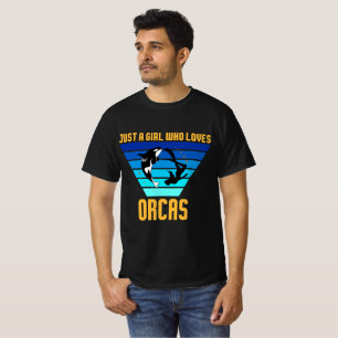 T-shirt Juste Une Fille Qui Aime Les Orques