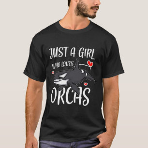 T-shirt Juste Une Fille Qui Aime Les Orques Mignonnes Bale