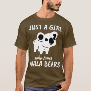 T-shirt Juste Une Fille Qui Aime Les Ours De Koala