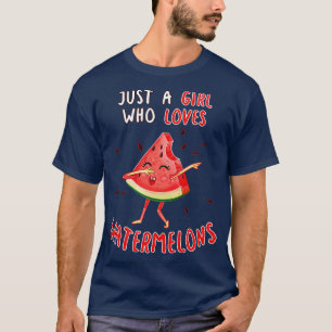 T-shirt Juste une fille qui aime les pastèques