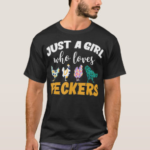 T-shirt Juste une fille qui aime les pics