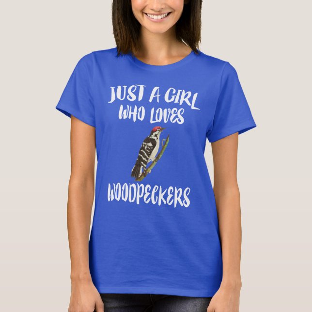 T-shirt Juste une fille qui aime les pics (Devant)