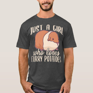T-shirt Juste Une Fille Qui Aime Les Pommes De Terre Furie