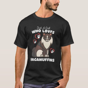 T-shirt Juste Une Fille Qui Aime Les Ragamuffins Mignonne