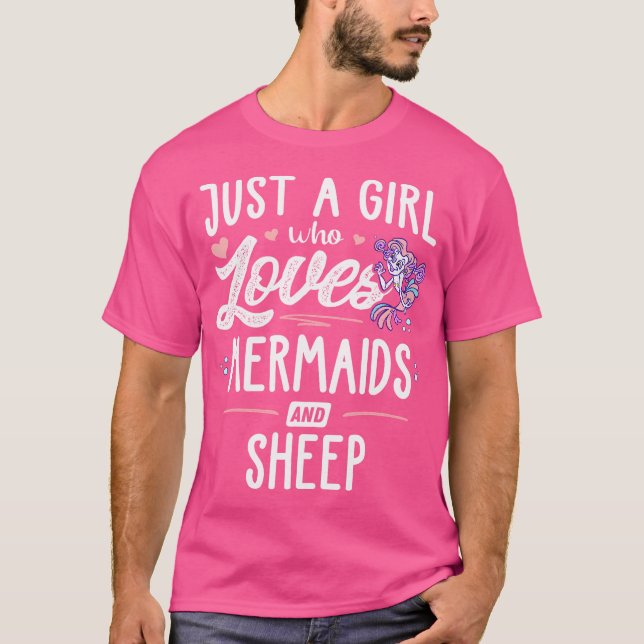 T-shirt Juste Une Fille Qui Aime Les Sirènes Et Les Femmes (Devant)