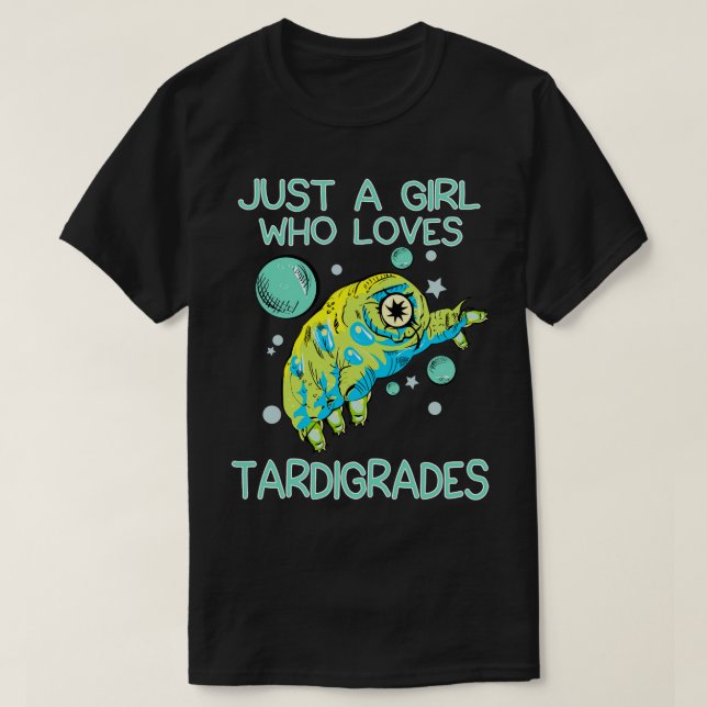 T-shirt Juste Une Fille Qui Aime Les Tardigrades (Design devant)