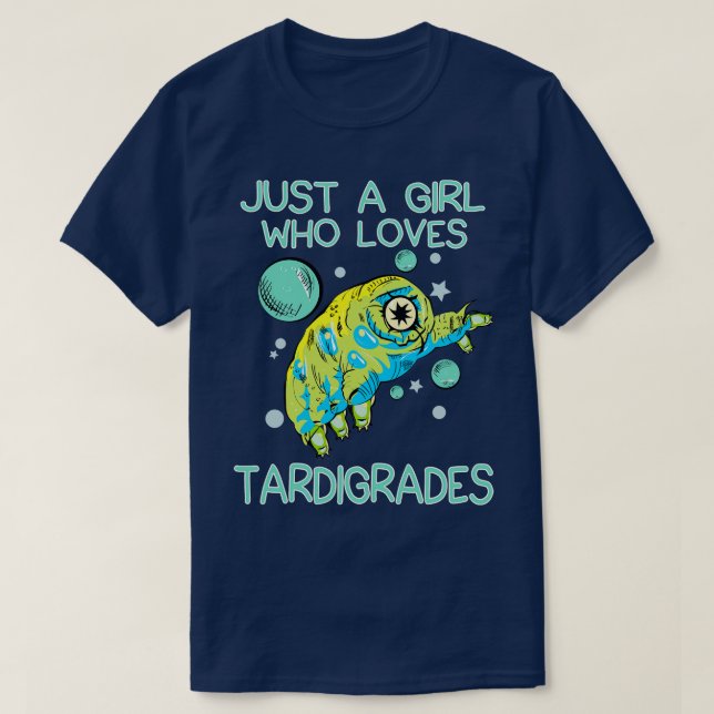 T-shirt Juste Une Fille Qui Aime Les Tardigrades (Design devant)