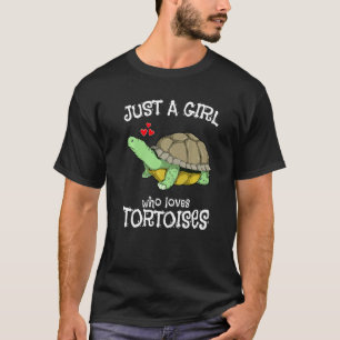 T-shirt Juste une fille qui aime les tortues mignonne Amat
