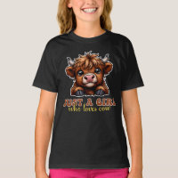 Juste une fille qui aime les vaches Highland Cadea