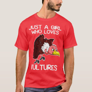 T-shirt Juste une fille qui aime les vautours