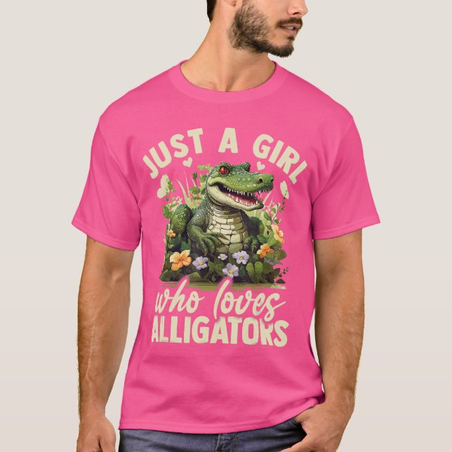T-shirt Juste une fille qui aime l'esthétique de fleur d'a (Devant)