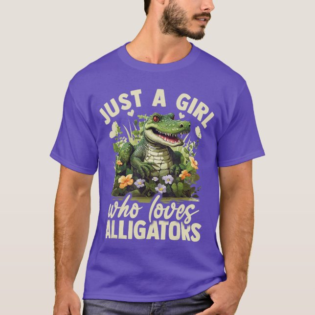 T-shirt Juste une fille qui aime l'esthétique de fleur d'a (Devant)