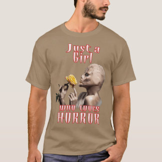 T-shirt Juste une fille qui aime l'horreur 2