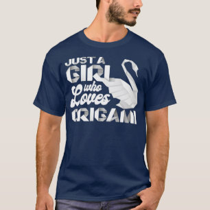 T-shirt Juste Une Fille Qui Aime L'Origami