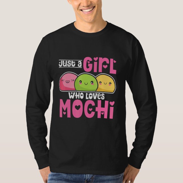 T-shirt Juste Une Fille Qui Aime Mochi (Devant)