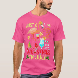 T-shirt Juste Une Fille Qui Aime Noël En Juillet Filles So