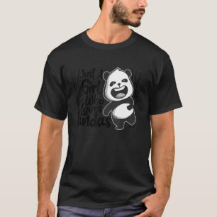 T-shirt Juste Une Fille Qui Aime Pandas Animal Pour Femmes