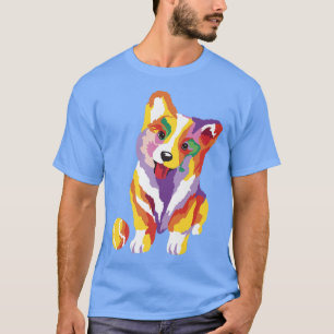 T-shirt Juste Une Fille Qui Aime Sa Corgidrôle Colorfull C