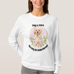 T-shirt Juste Une Fille Qui Aime Son Golden Retriever