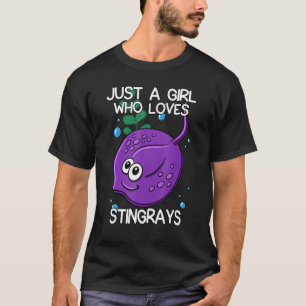 T-shirt Juste Une Fille Qui Aime Stingray Citer Stingray W
