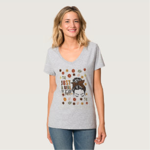 T-shirt Juste Une Fille Qui Aime Une Chute