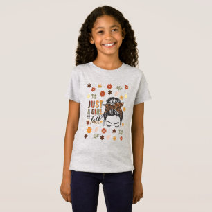 T-Shirt Juste Une Fille Qui Aime Une Chute