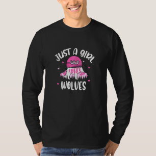 T-shirt Juste une fille qui aime Wolves Wolf 5