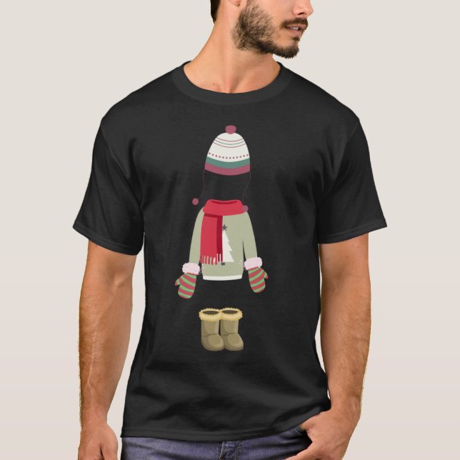T-shirt Juste une fille qui est invisible (Devant)