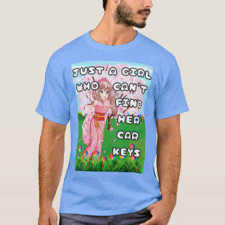 T-shirt Juste Une Fille Qui Ne Peut Pas Trouver Ses Clés