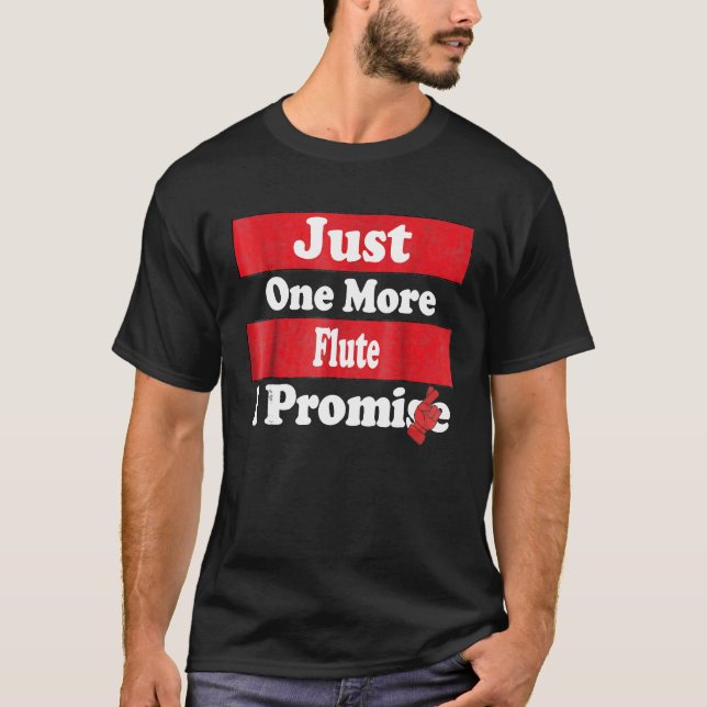 T-shirt Juste Une Flûte De Plus (Devant)