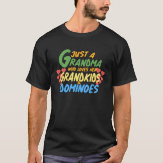 T-SHIRT JUSTE UNE GRAND-MÈRE QUI AIME SES PETITS-ENFANTS E