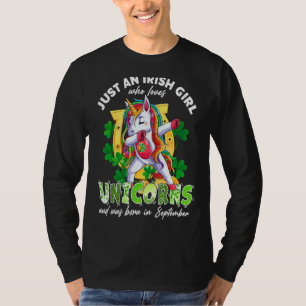 T-shirt Juste Une Irlandaise Qui Aime Les Unicornes Lucky 