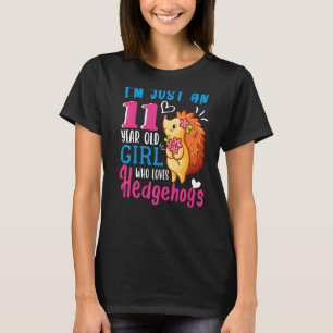 T-shirt Juste Une Jeune Fille De 11 Ans Qui Aime Les Héris