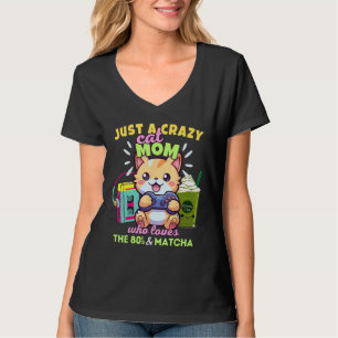 T-shirt Juste Une Maman Fou Qui Aime Jouer Iced Matcha
