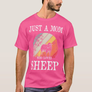 T-shirt Juste Une Maman Qui Aime Les Moutons